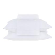Jogo de Cama Super King, Percal 180 Fios, Buddemeyer Basic Percalle, 100% Algodão Penteado, 4 peças