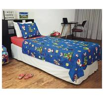 Jogo de Cama Super Mário 3 Peças Lepper