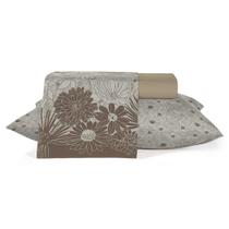 Jogo de cama TEKA Crystal Casal c/ 4pç 120 Fios 100% Algodão