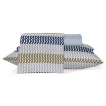 Jogo de cama TEKA Crystal Casal c/ 4pç 120 Fios 100% Algodão