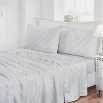 Jogo De Cama Toque De Seda 300 Fios 3 Peças - Queen Riscado Jogo De Cama Toque De Seda 300 Fios 3 Peças - Queen Riscado