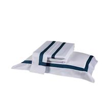 Jogo De Cama Turin Branco/Azul Queen 300 Fios Artelassê Jogo De Cama Turin Branco/Azul Queen 300 Fios Artelassê