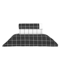 Jogo de Cama Vida Bela Vintage Quadros Black Solteiro - 200 Fios - Kacyumara
