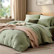 Jogo de Cama WRENSONGE Twin XL Verde Sálvia 5 Peças Jogo de Cama WRENSONGE Twin XL Verde Sálvia 5 Peças