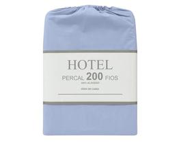 Jogo de Cama Zelo Hotel Casal - Percal 200 Fios - Azul