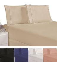 jogo de camas box king 3 pçs moderno 203 x 193cm conforto com 200fios kit lençol