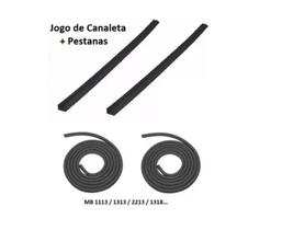 Jogo De Canaleta Do Vidro C/ Pestana Mb 1113 1111 1313 2013 - Cavallaro auto peças