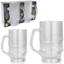 Jogo de caneca de vidro para chopp dusseldorf hercos com 2 pecas 300ml - MACRO