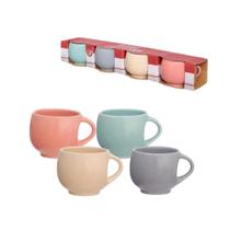 Jogo de Caneca Sage 4 Peças 150ml em Cerâmica Hauskraft Jogo de Caneca Sage 4 Peças 150ml em Cerâmica Hauskraft