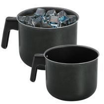 Jogo de Canecão Leiteira Fervedor Caneco Antiaderente 1,2 Litro Preto