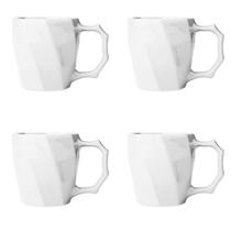 Jogo de Canecas Cerâmicas 4 peças Louça Café da Manha Cores Variadas