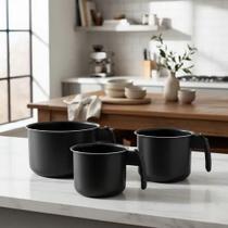 Jogo De Canecas, Leiteiras, Antiaderente, Teflon,tefal 3 Peças