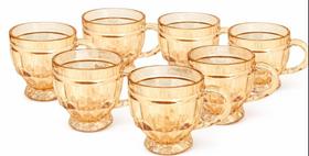 Jogo de Canecas Taça Luxx Gold Ellegance 220ml Jogo de Canecas Taça Luxx Gold Ellegance 220ml