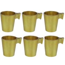 Jogo de Canecas Xícaras Malta 6 peças 90ml Hauskraft