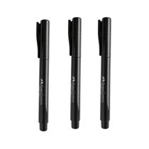 Jogo De Canetas Fine Pen 0.4mm Traço Preciso Para Escritório Home Office Planner Agenda Organização 3 Unidades Faber Castell Profissional - Jogo De Canetas Fine Pen 0.4mm Traço Preciso Para Escritório Home Office Planner Agenda Organização 3 Unidades Faber Castell Profissional -