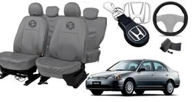 Jogo de Capa Civic 99-06 Couro + Volante Grip Jogo de Capa Civic 99-06 Couro + Volante Grip