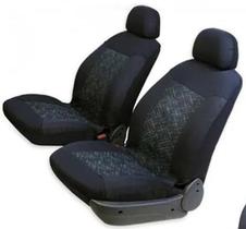 Jogo De Capa De Banco Picape Tecido Preto - Carrhel Jogo De Capa De Banco Picape Tecido Preto - Carrhel