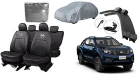 Jogo de Capa de Couro Frontier 2020-2024 + Limpador de Parabrisa + Capa Protetora Jogo de Capa de Couro Frontier 2020-2024 + Limpador de Parabrisa + Capa Protetora