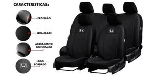 Jogo de Capa de Couro + Limpador de Parabrisa para Honda City 19-24