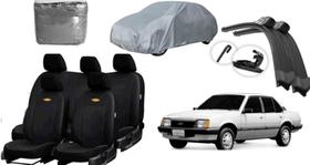 Jogo de Capa de Couro Monza 1982-1995 + Capa de Cobrir + Limpador de Parabrisa de Alto Desempenho