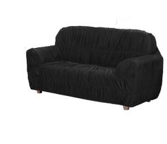 jogo de capa de sofa 2 e 3 lugares c/ elasticos malha gel Marrom