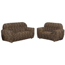 Jogo De Capa De Sofá Malha 2 E 3 Lugares King Com 21 Elasticos Malha Gel Estampada Jogo De Capa De Sofá Malha 2 E 3 Lugares King Com 21 Elasticos Malha Gel Estampada