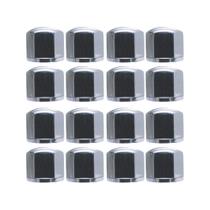Jogo De Capa Parafuso Roda Sextavado 17mm 16 Peças Cromada Jogo De Capa Parafuso Roda Sextavado 17mm 16 Peças Cromada