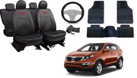 Jogo de Capa Sportage 2010 a 2016 + Tapete + Capa de Volante: Estilo e Funcionalidade Jogo de Capa Sportage 2010 a 2016 + Tapete + Capa de Volante: Estilo e Funcionalidade
