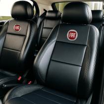 Jogo de Capas Banco Automotivo para Carro em Couro Impermeável Universal FIAT