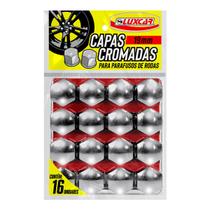 Jogo de Capas Cromadas para Parafusos de Rodas - Luxcar