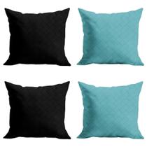 Jogo de Capas de Almofada material sintético 43cm x 43cm 4 peças - Rio Home