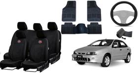 Jogo de Capas de Couro Premium Brava 99-04 com Volante