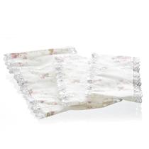 Jogo De Capas De Tecido Rosa Para Kit Higiene (Kit 3 Peças) Jogo De Capas De Tecido Rosa Para Kit Higiene (Kit 3 Peças)