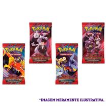 Jogo De Carta Pokemon Escarlate E Violeta 10 Rivais Predestinados Com 1 Booster (6 Cartas) Copag