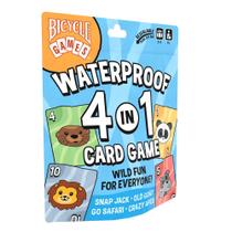Jogo de Cartas 4 em 1 à Prova d'Água Bicycle
