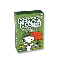 Jogo de Cartas AQUARIUS Peanuts Beagle Scouts Memory Master