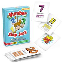 Jogo de cartas Arizona GameCo Number Slap Jack Math Kids 4+ Jogo de cartas Arizona GameCo Number Slap Jack Math Kids 4+