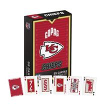 Jogo de Cartas Baralho NFL Kansas City Chiefs 55 Cartas Copag - 34590