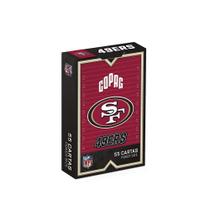 Jogo de Cartas Baralho NFL San Francisco 49ERS 55 Cartas Copag - 34589 Jogo de Cartas Baralho NFL San Francisco 49ERS 55 Cartas Copag - 34589