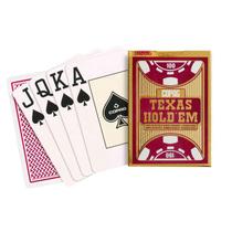 Jogo De Cartas Baralho Profissional Texas Hold Em Vermelho Copag 94886