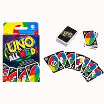 Jogo De Cartas Baralho Uno All Wild Super Divertido Mattel