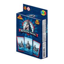 Jogo de Cartas Batalha Naval Estratégia com 72 Cartas GGB