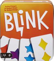 Jogo de cartas Blink em lata de armazenamento colecionável, presente para crianças, famílias e adultos, noites de jogos com 7 anos ou mais