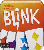 Jogo de cartas Blink em lata de armazenamento colecionável, presente para crianças, famílias e adultos, noites de jogos com 7 anos ou mais