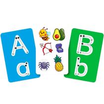 Jogo de Cartas Brinquedo Educativo Alfabeto 34 Cartas Jogo de Cartas Brinquedo Educativo Alfabeto 34 Cartas