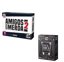 Jogo de cartas cala a boca e bebe logo + amigos de merda 2 buró