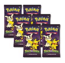 Jogo de cartas colecionáveis Pokémon 2023 Trick or Trade com Mimikyu e Pikachu