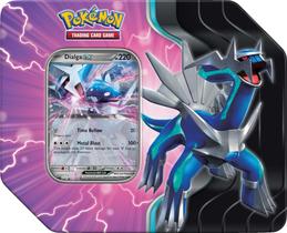 Jogo de cartas colecionáveis Pokémon Azure Legends Tin com 5 pacotes Jogo de cartas colecionáveis Pokémon Azure Legends Tin com 5 pacotes