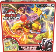 Jogo de cartas colecionáveis Pokémon Battle Academy 2024 com decks