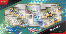 Jogo de cartas colecionáveis Pokemon Crown Zenith Sea & Sky Premium